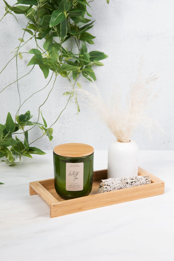 GREEN TUMBLER SOY CANDLES