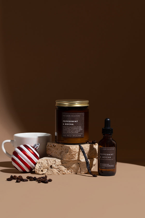 Peppermint & Mocha Soy Candle
