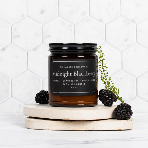 MIDNIGHT BLACKBERRY SOY WAX CANDLE