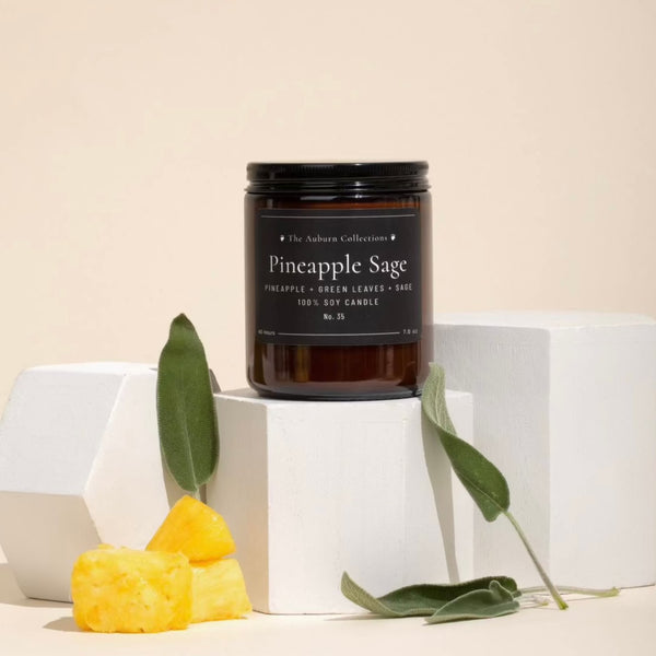 PINEAPPLE SAGE SOY WAX CANDLE