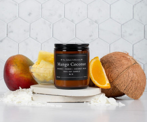 MANGO & COCONUT MILK SOY WAX CANDLE