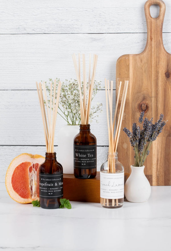 ALL NATURAL REED DIFFUSER + REED STICKS