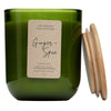 GINGER & SPICE GREEN TUMBLER SOY CANDLE