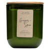 GINGER & SPICE GREEN TUMBLER SOY CANDLE