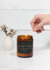 CREAMY VANILLA SOY WAX CANDLE